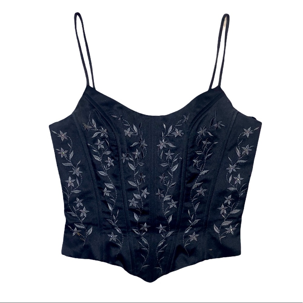 Vintage Jessica McClintock corset top